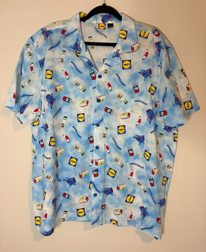 Camicia uomo lidl blu - lidl,